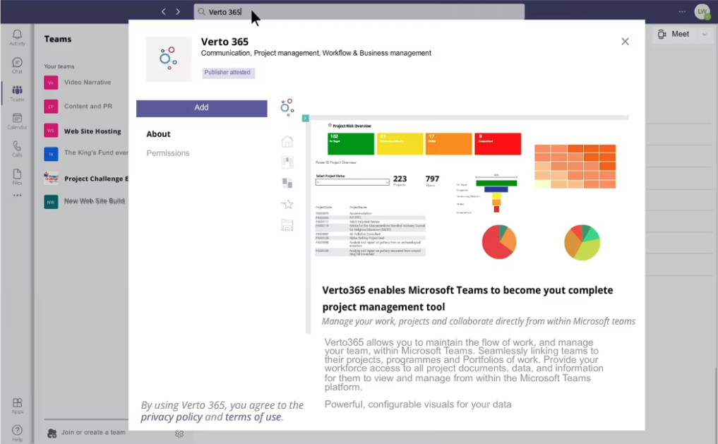 Verto & MS Teams Integration